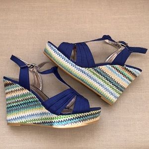 RAMPAGE 70’s style platform wedge